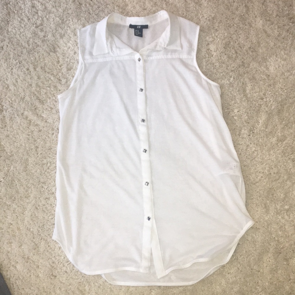 white dress tank top